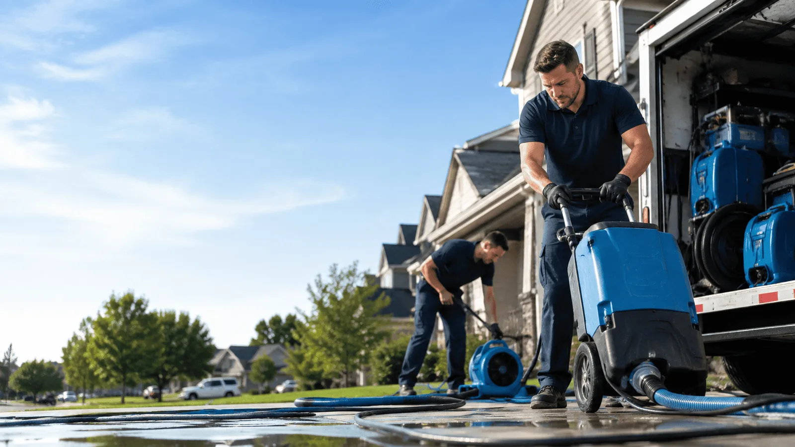Dehumidification being performed in Grand Bay, AL